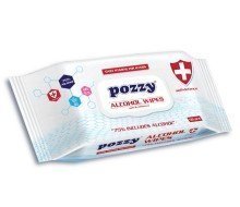 Pozzy Wet Wipes - 75% Alcohol Based