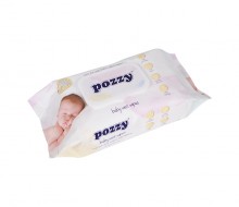 Pozzy Extra Soft Baby Wet Wipes w/Cap